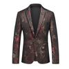Frühling Herbst Punkt Blazer Herren Business Gesellschaft Anzugjacke Männlich Slim Fit Anzug Männlich Jacquard Blazer Mäntel
