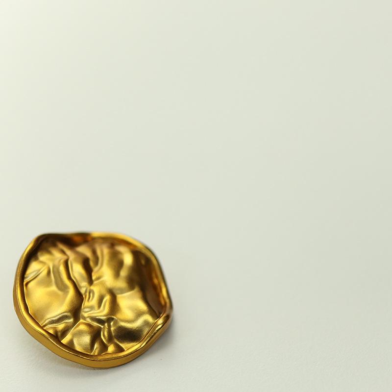 

5 шт. Xiaoxiang ретро стиль металлические пуговицы шуба шерстяное пальто твидовые пуговицы мужские и женские костюмы одежда пуговицы 2 #[fine pit surface ancient gold] 15mm