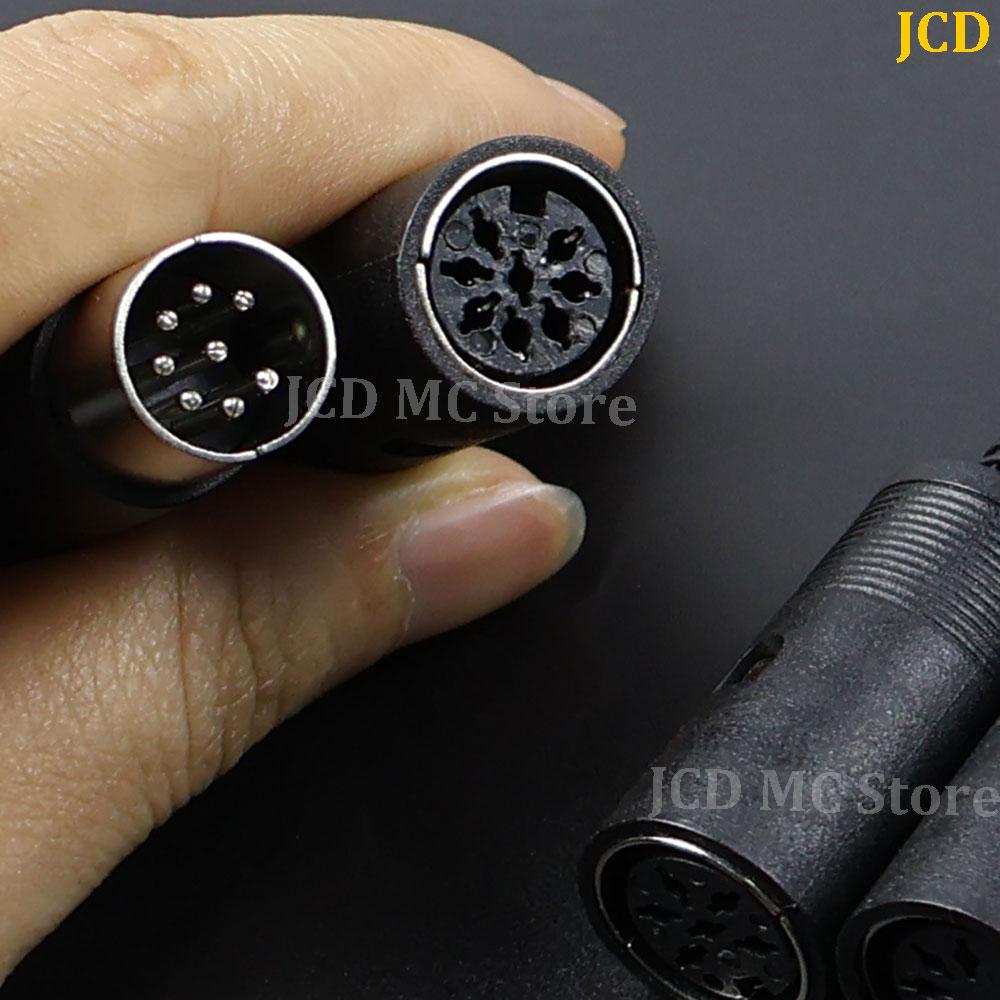1-10pcs DIN Male/Female 3P 4P 5P 6P 7P 8Pin Plug Jack with Plastic Handle Keyboard Cable Connector Adapter For PS2