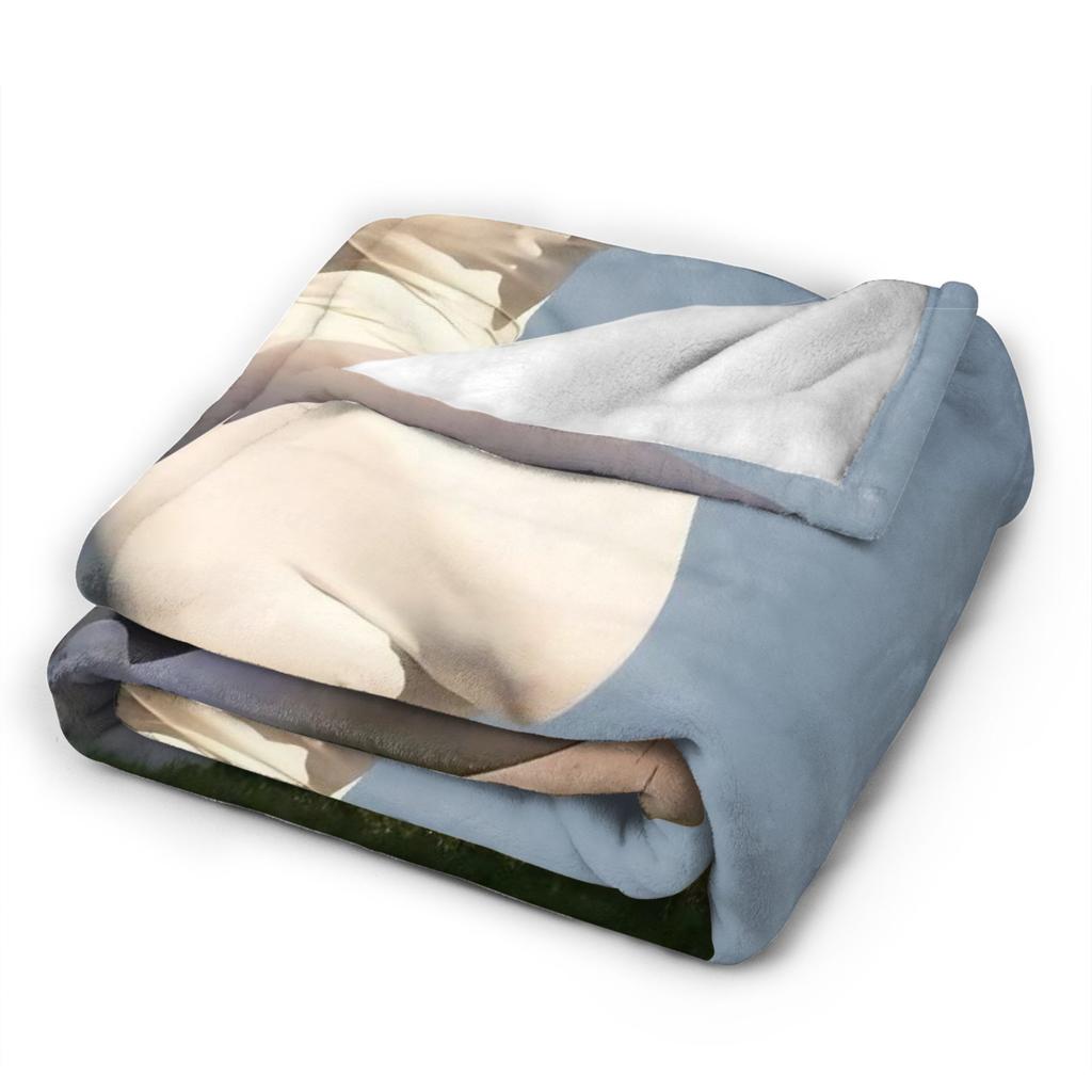 Soft Blanket Camping Rosalia Lux  Throw Blanket  Flannel Bedspread For Couch Chair Sofa Bed Graphic Sofa Bed Cover