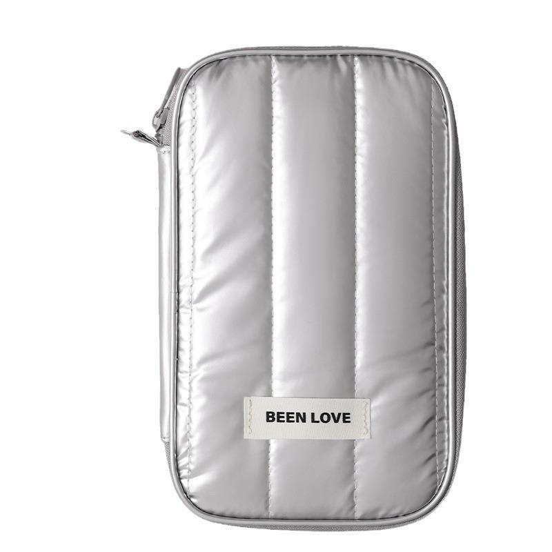 New Anti-Skimming Passport Holder with Large Capacity Compartments Portable Travel Organiser for Documents and Bank Cards