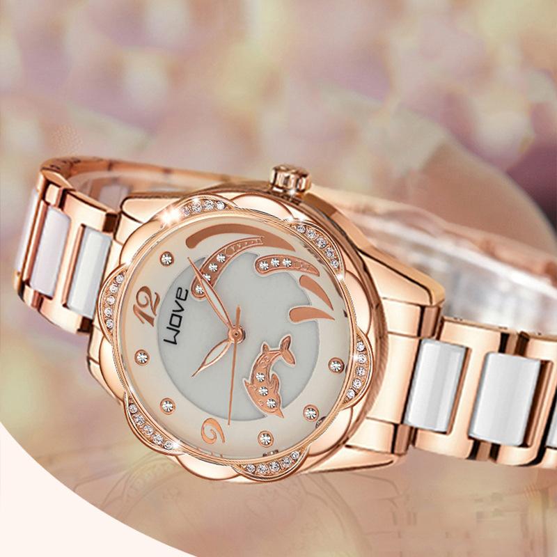 Langjue Lady Watch High-End Watch Women'S Luminous Quartz Watch