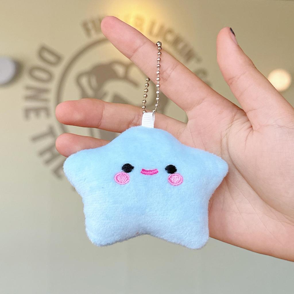 Urocza pluszowa zawieszka w kształcie gwiazdki: Dziewczęcy Plecak Brelok Akcesorium