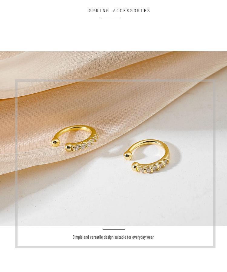 Bohemian S925 Sterling Silver Jewelry: Diamond Nose Ring, Ear Cuff, Unique Lip Ring, Earrings for Men & Women