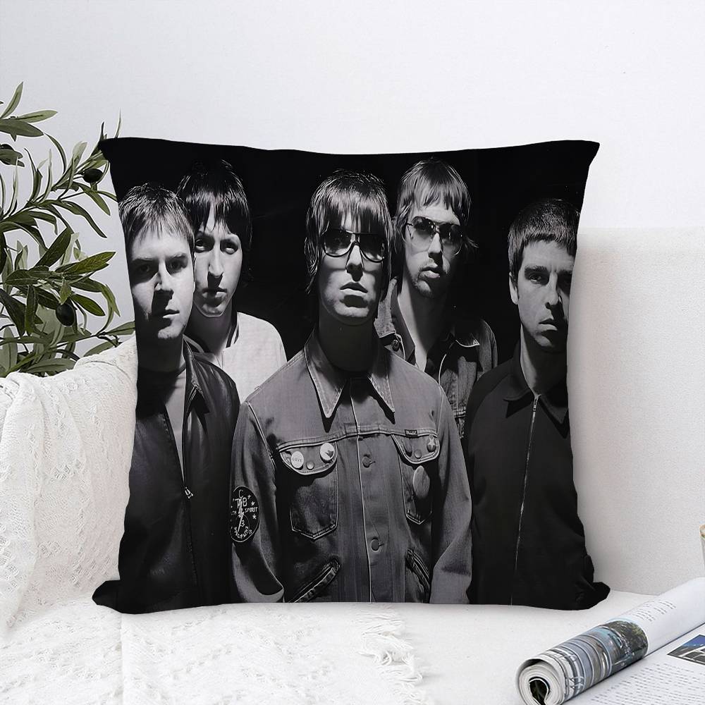 

Rock O-Oasis Band Pillow Cover Design Cushion Cover Decor Holiday Decorati 12x12Inch