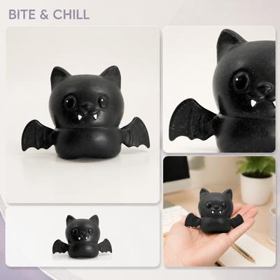 Bat Shaped Stress Relief Toy Soft Squeeze Fidget Toy Durable Material Compact Size Portable for Adults and Kids