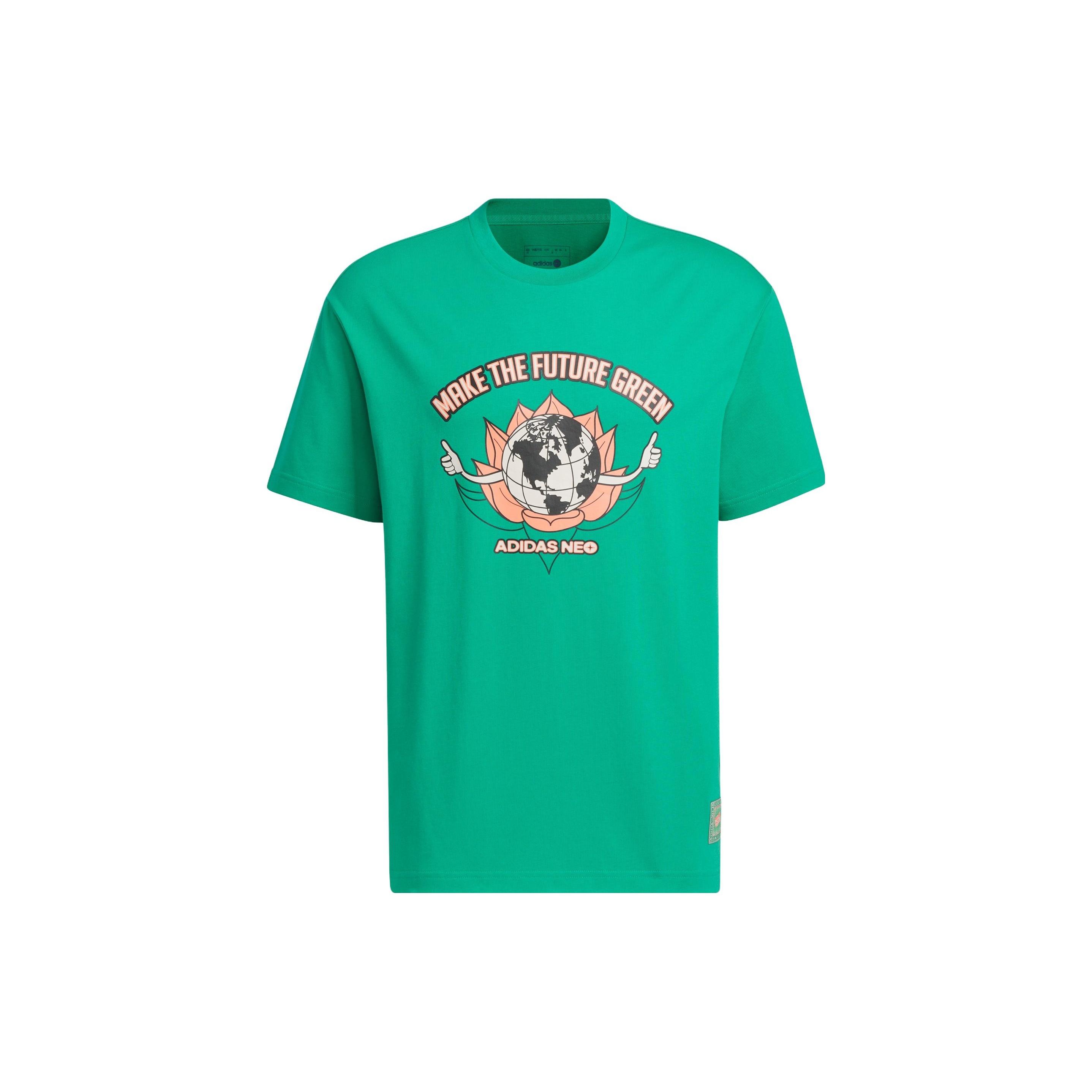 adidas Neo City Escape T-Shirts Asia Sizing  Green  Men s IA6849 L