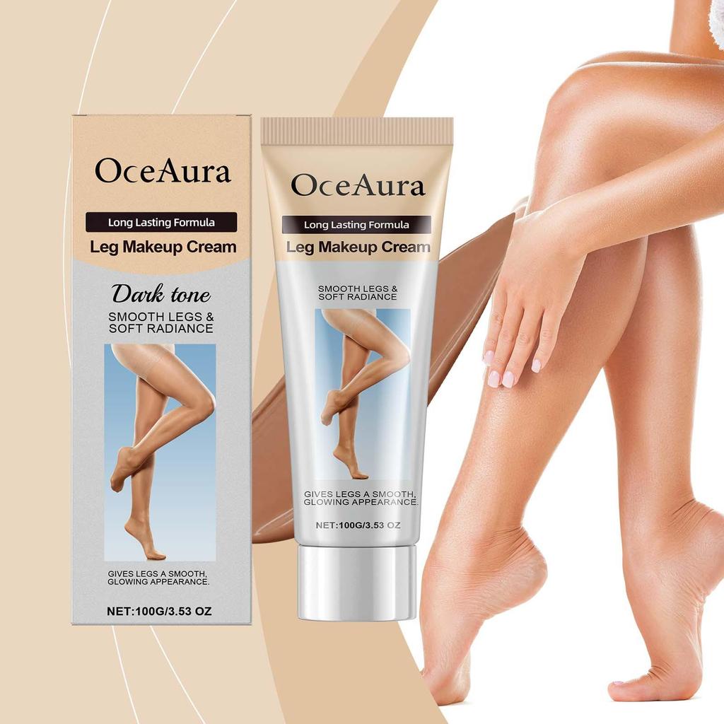 OCEAURA Skin Tone Leg Concealer: Lightweight, Non-Sticky, Natural Even Coverage Foundation Cream