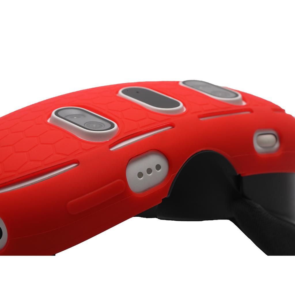 Silicone Protective Cover for Meta Quest 3 VR Headset Protection with Two Side Protective Shell