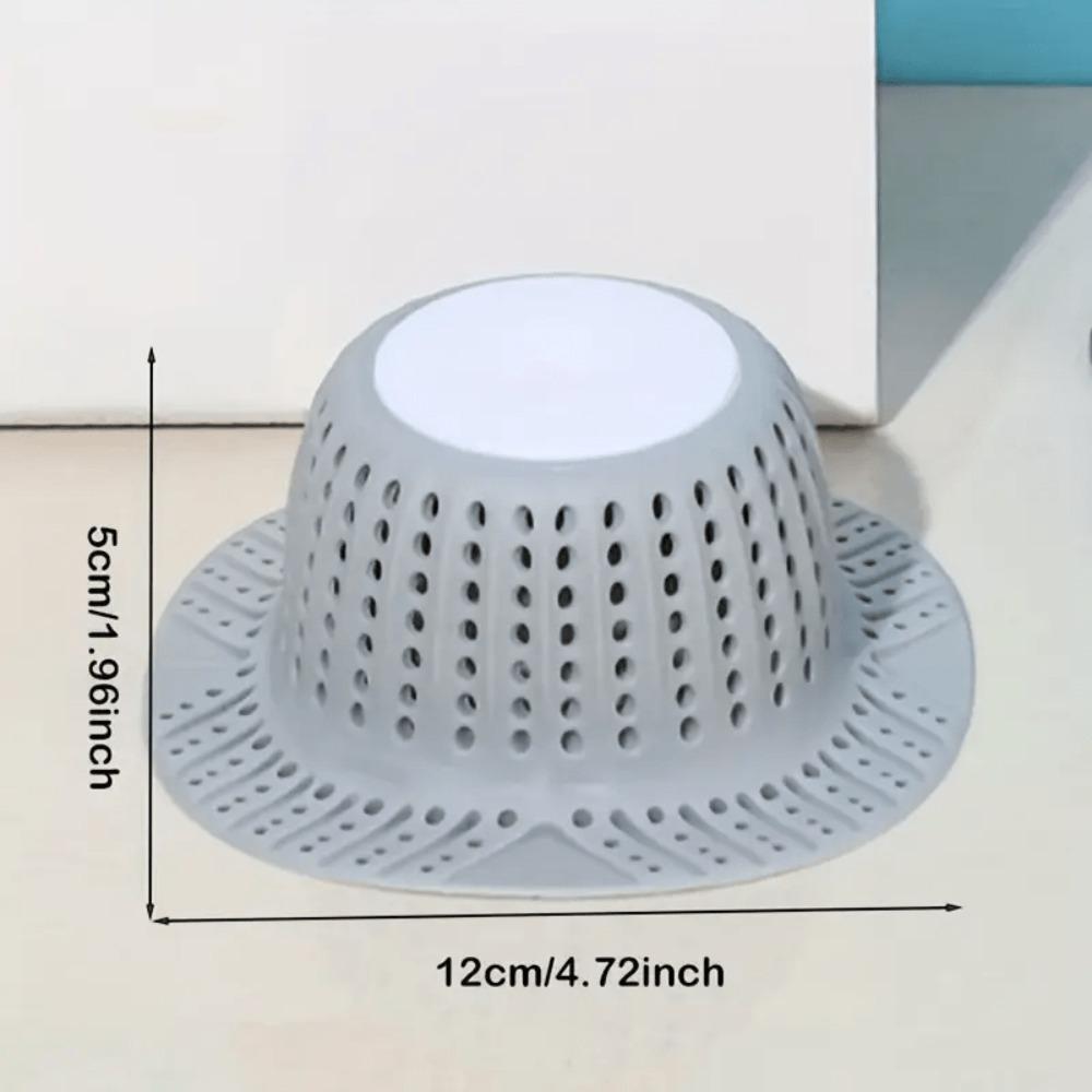 Universal Silicone Drain Hair Catcher Flexible Sink Cover Standard Drains Leak Proof Bathroom Shower Strainer Sink Accessories
