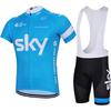 Mono de Ciclismo Transpirable de Secado Rápido de Manga Corta SKY de Verano para Hombre y Mujer