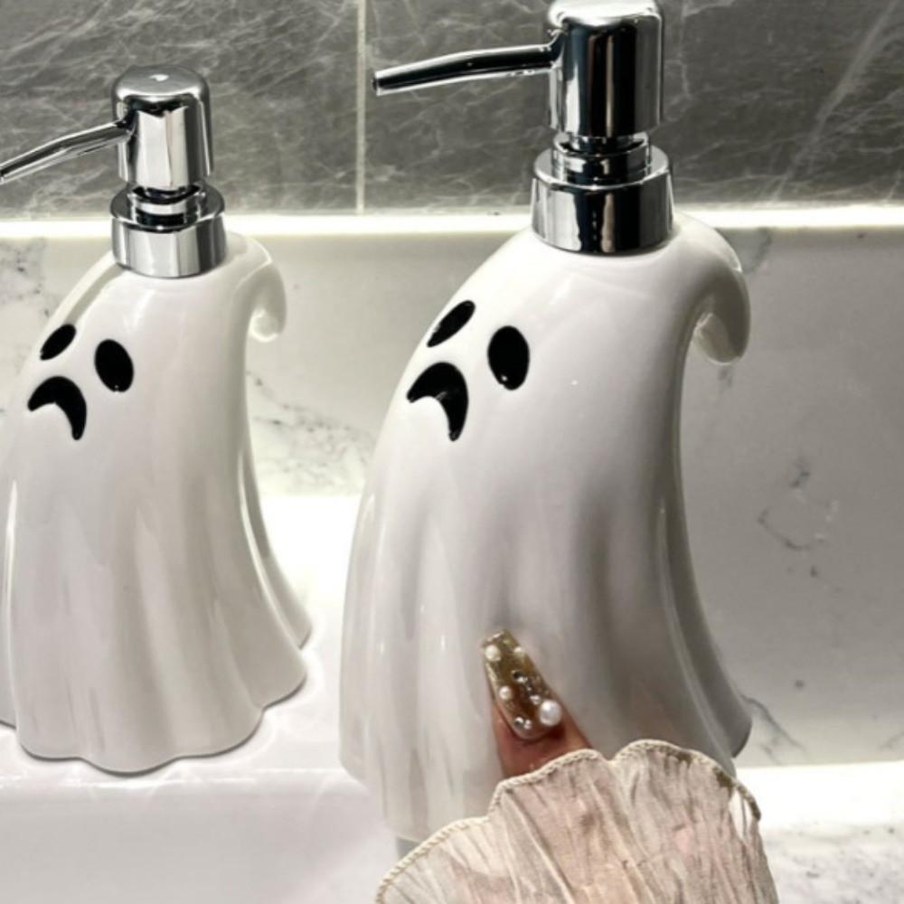 380ML Halloween Detergent Bottle Press Pump Shampoo Cosmetic Split Bottle  Bathroom Supplies