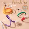 Boredom Relief Cat Toy: Interactive Catnip Teaser Stick with Wear-Resistant Rope for Young Cats