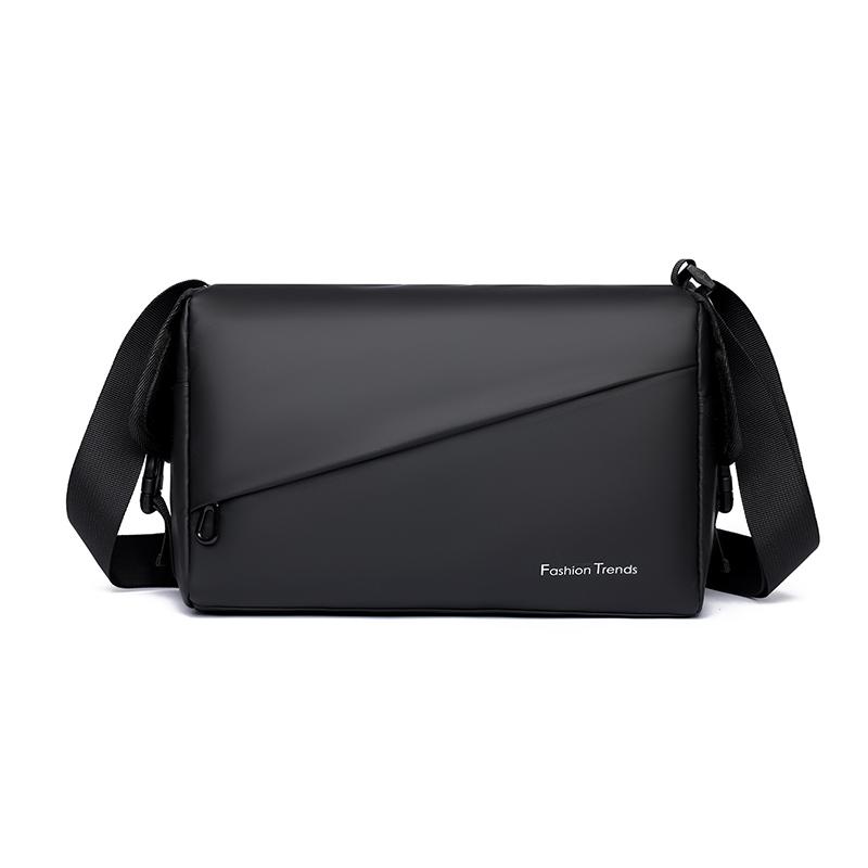 

Мужская сумка через плечо Многофункциональная нагрудная сумка Сумка-мессенджер для спорта и поездок чёрный