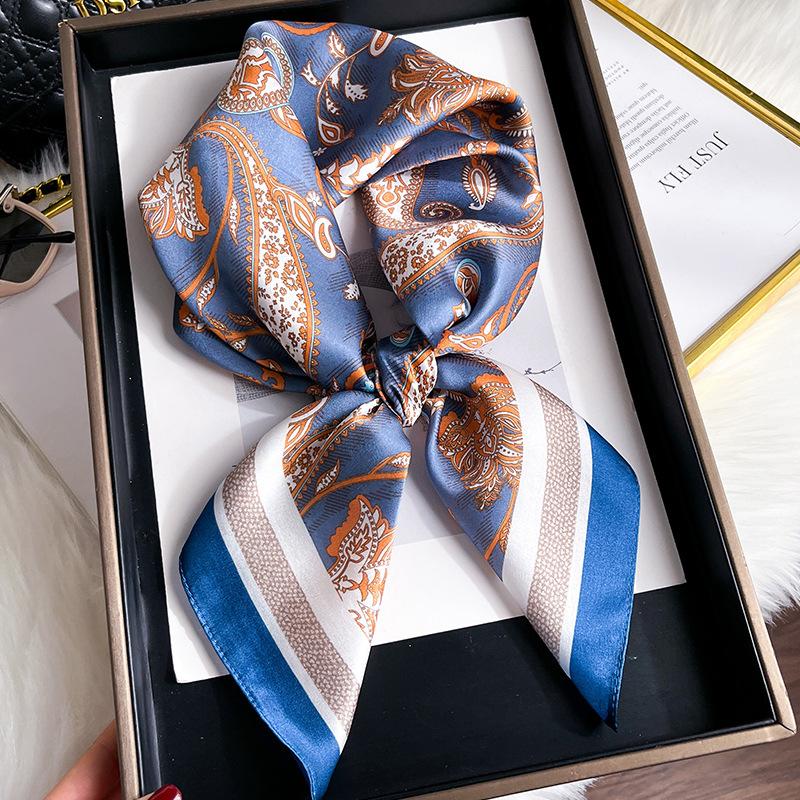 

New 100% Pure Real Silk Scarf Women Neck Shawls Wraps Foulard Scarves Pashmina Female Hijab Bandana Poncho Square Kerchief 68cm Real Silk 68x68cm