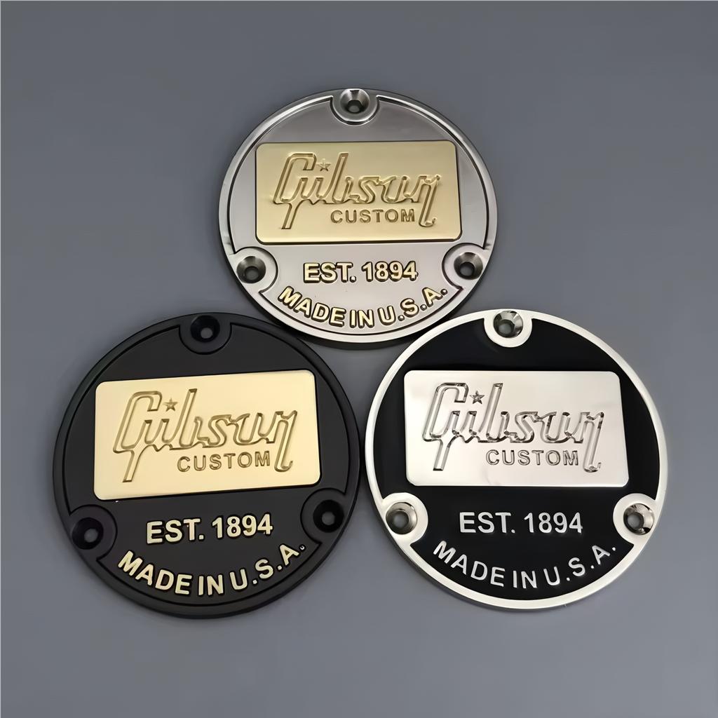 Elektrische Gitarre Schaltungsschalter Rückplatte Hintere Abdeckung für Gibson Epiphone EST 1894 Metallschalterabdeckung