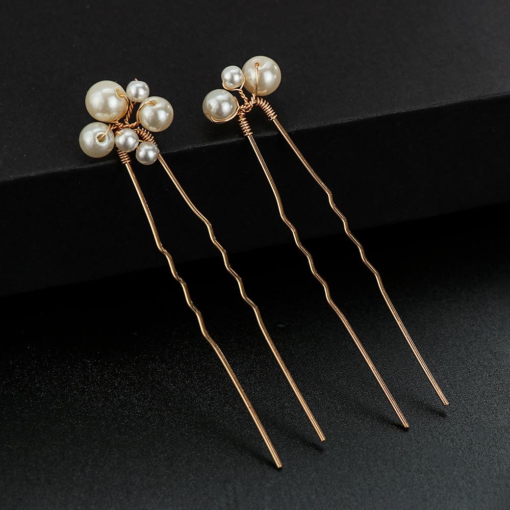Party Jewelry Haircomb Handmade Pearl Hairpin Comb Bride Barrette Hairwear Bridal Headpiece