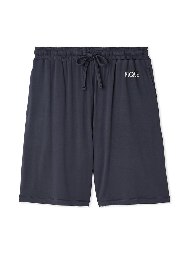 Gelato Pique HOMME Color Rayon Logo Shorts PMCP254221NVYM