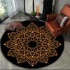 Bohemian Mandala Round Bedroom Bedside Carpet Hanging Basket Computer Chair Floor Mat Meditation Yoga Mat decoracion