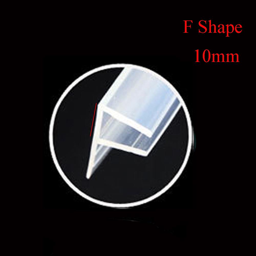 Bandă de Etanșare Transparentă Ușă Panou Duș Baie 4-12mm Spațiu de Etanșare Furtun de Vânt Ușă Fereastră Benzi de Etanșare Accesorii Casnice