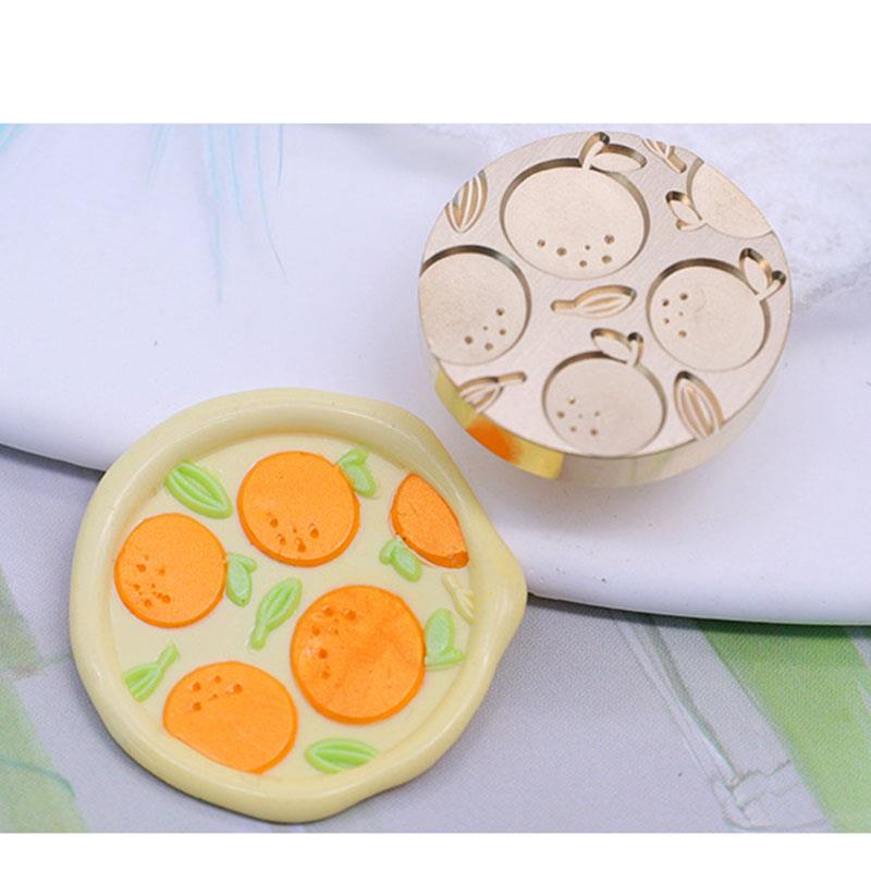 Cherry Blossom Envelope Plant Leaves Wax Seal Stamp Retro Antique Sealing Wax Scrapbooking Stamps Wedding Decorative Invitation