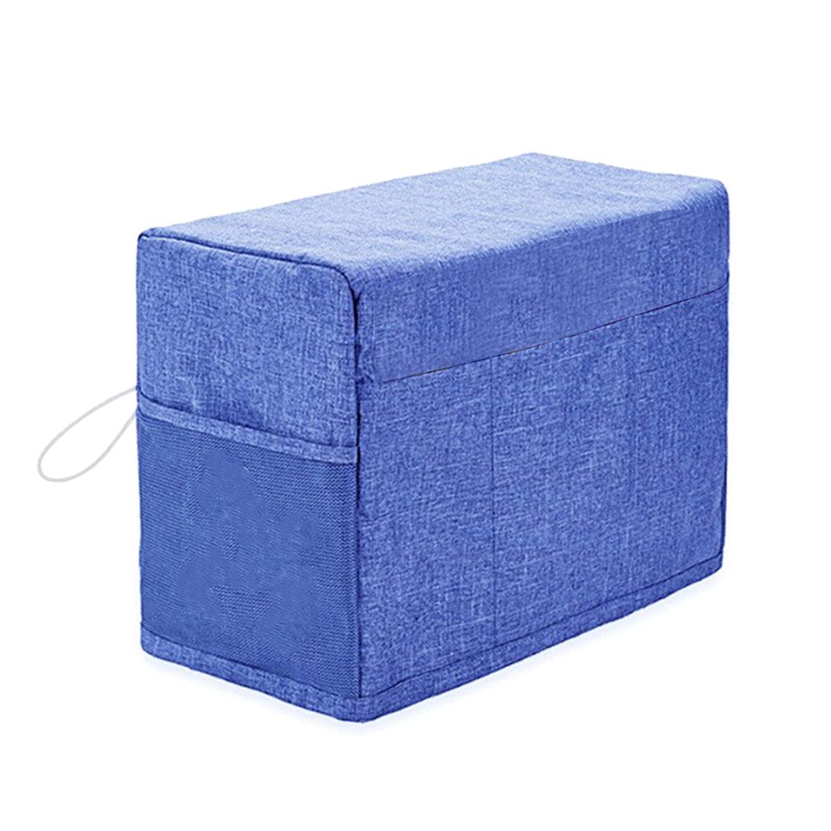 

Портативная сумка для швейной машины с пылезащитным чехлом и сумкой для хранения ткани - Дизайн с 4 карманами, подходит для большинства швейных машин синий