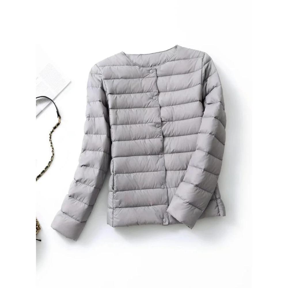 Ultraleichte Daunenjacke für Damen, mattes Gewebe, leichte Jacke, warm, winddicht, Parka, Damen-Daunenjacken plus Mäntel