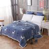 White Floral Throw Blanket Luxury Warm Fuzzy Soft Cozy Flannel Blanket for Home Sofa Couch Chair Decorative Bedroom Bed Blankets