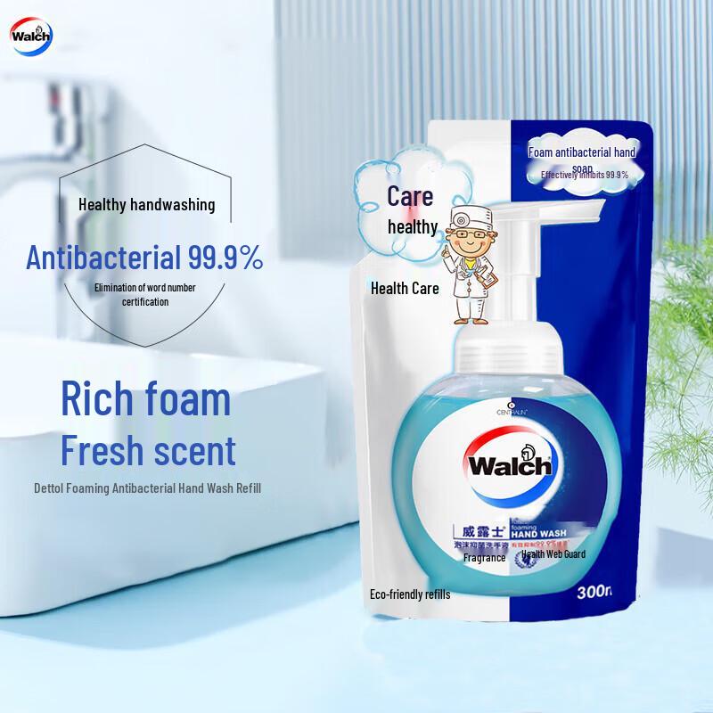 

Walch Foaming Antibacterial Hand Wash Refill (2 x 300ml)