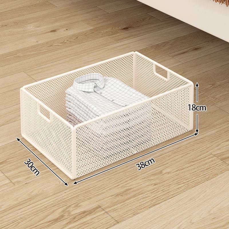 Flat Large Underbed Storage Box with Wheels - Drawer-Type Organizer for Clothes