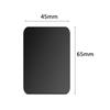 Black Magnetic Iron Sheet with Adhesive Backing for Phone Holders - Round & Rectangular Options
