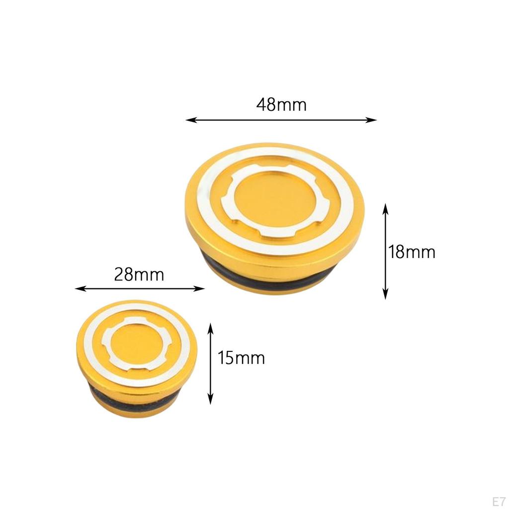 4 Stück Motorradrahmen-Lochabdeckungen Abdeckstopfen für 400 800 1100