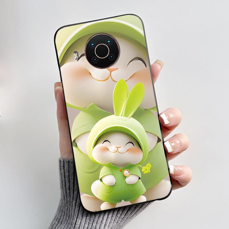 Custodia Per Nokia X10 X20 X100 Custodia per Telefono Nera Opaca Morbida TPU Copertura Protettiva Integrale Estetica Lusso Carina Cool Ragazzi Ragazze Guscio