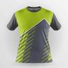 Mens quick drying T-shirt Women's badminton uniforms fitness running training clothes Breathable printed T-shirt Boys Sportswear