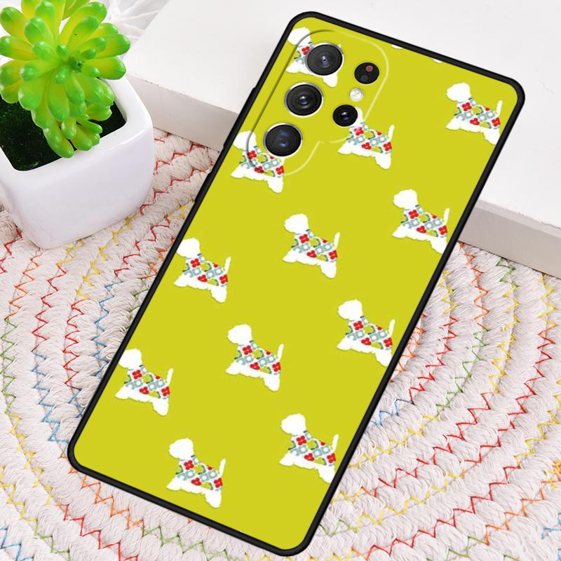 

Westie Scottie Scottish Terrier TPU Phone Case For Samsung Galaxy note 10 pro S26 S25 S24 S23 S22 Ultra Plus S21 FE S20 Cover Galaxy S21 FE 5G