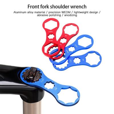 Bike Fork Shoulder Wrench Bicycle Front Fork Repair Tools For Suntour XCR XCT XCM RST 8/12T 27/28mm Front Fork Removal Tool