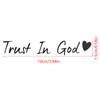 Trust In God Mirror Decal, Car Decals For Women, Faith Mirror Decal, Cute Vinyl Decal, Christian Car Mirror Decal, Religious Car