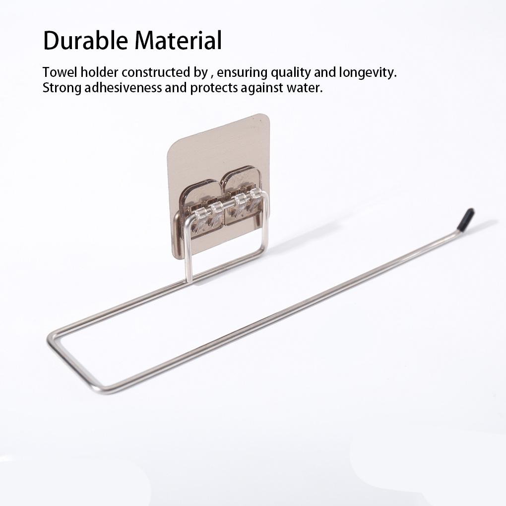 Hanging Toilet Roll Paper Holder Mount Rack Bathroom Dispenser Metal Towel Stand Kitchen Home Storage Accessories Item