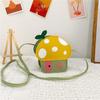 Mushroom Crossbody Bag: Cute Cartoon Shoulder Purse for Girls