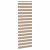 VidaXL Store Zebra Brown Sand Fabric Width 75.9 Cm Polyester, Zebra Roller Blind, Zebra Blind for Window, Blind 4014595