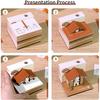 3D Calendar 2026, Time Piece Calendar 2026, Tear-Away 3D Paper Art Notepad With LED Lights, Creative DIY Paper Carving Memo Pad, Perfect for Home or