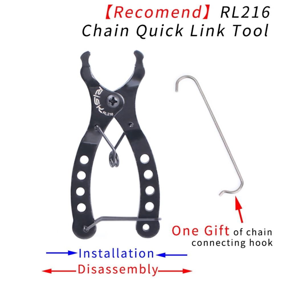 1Pc Bicycle Chain Mini Mountain Bike Chain Quick Link Bike Gauge Tool Calipers Measure Screw Chain Hook Cycling Accessories