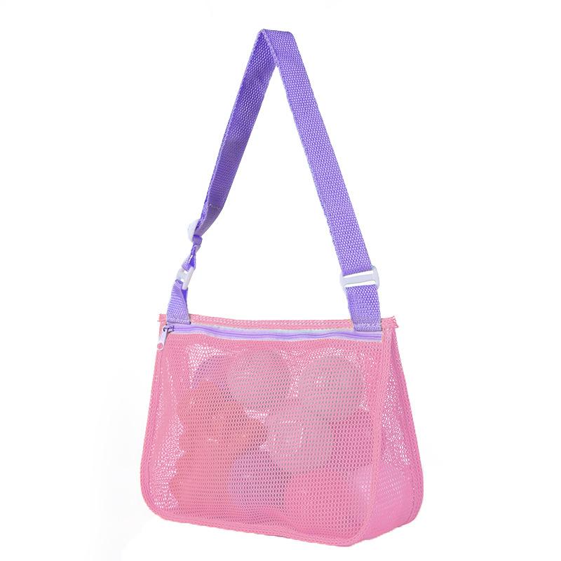 2026new Beach Toys Mesh Bags Children's Shell Storage Bags Pool Bags Beach Toys Boys and Girls Swimming Accessories
