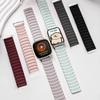 Magnetic loop strap for Fitbit watch versa 4/3 two color silicone band for versa 2/1 sport Bracelet replacement Wristband