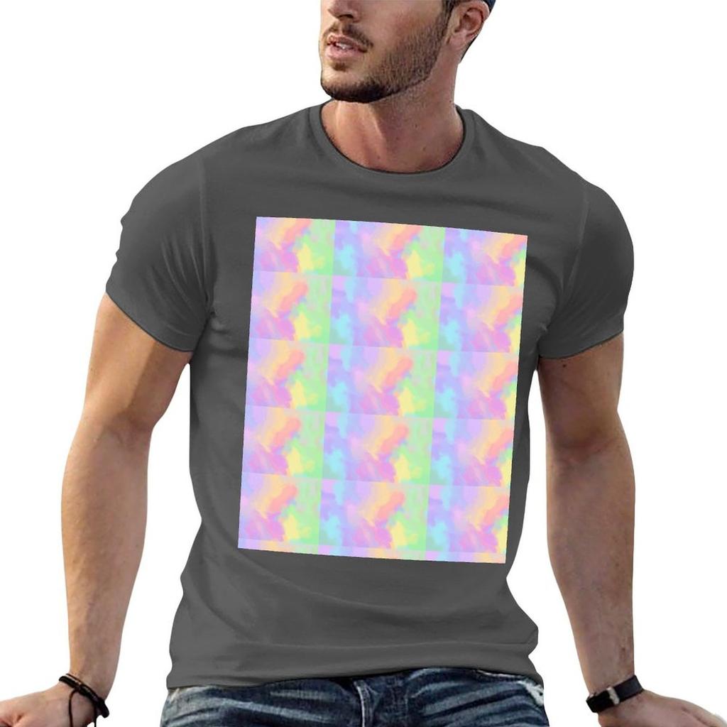 Pastel Rainbow Tshirt Unisex T Shirts High Quality Luxury Brand Unisex T Shirts For Unisex T Shirts For Unisex Cotton Tshirt