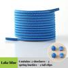 Elastic round Tennis Shoelaces without Ties Quality Lock Sneaker Laces Adult & Kids Rubber Bands for Shoes - 1 Pair