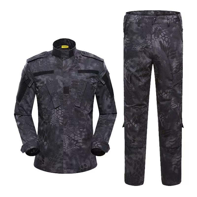 Herren Taktischer ACU-Stil Camo Outdoor Trainingsanzug Leichte Wander-Camping-Kampfuniform Set