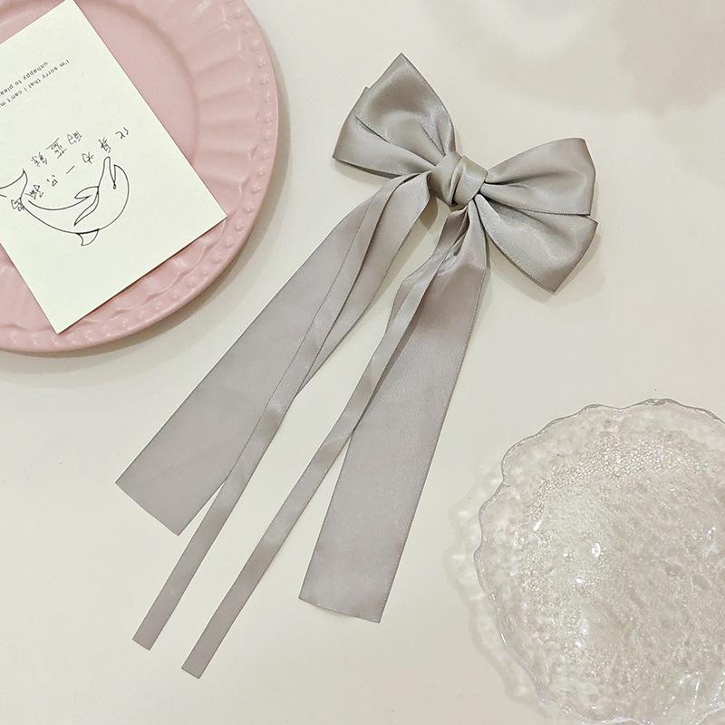 Sweet Girl Korean-Style Ribbons & Bows Hair Clips - Versatile High-End Hair Accessories for Half-Up Hairstyles