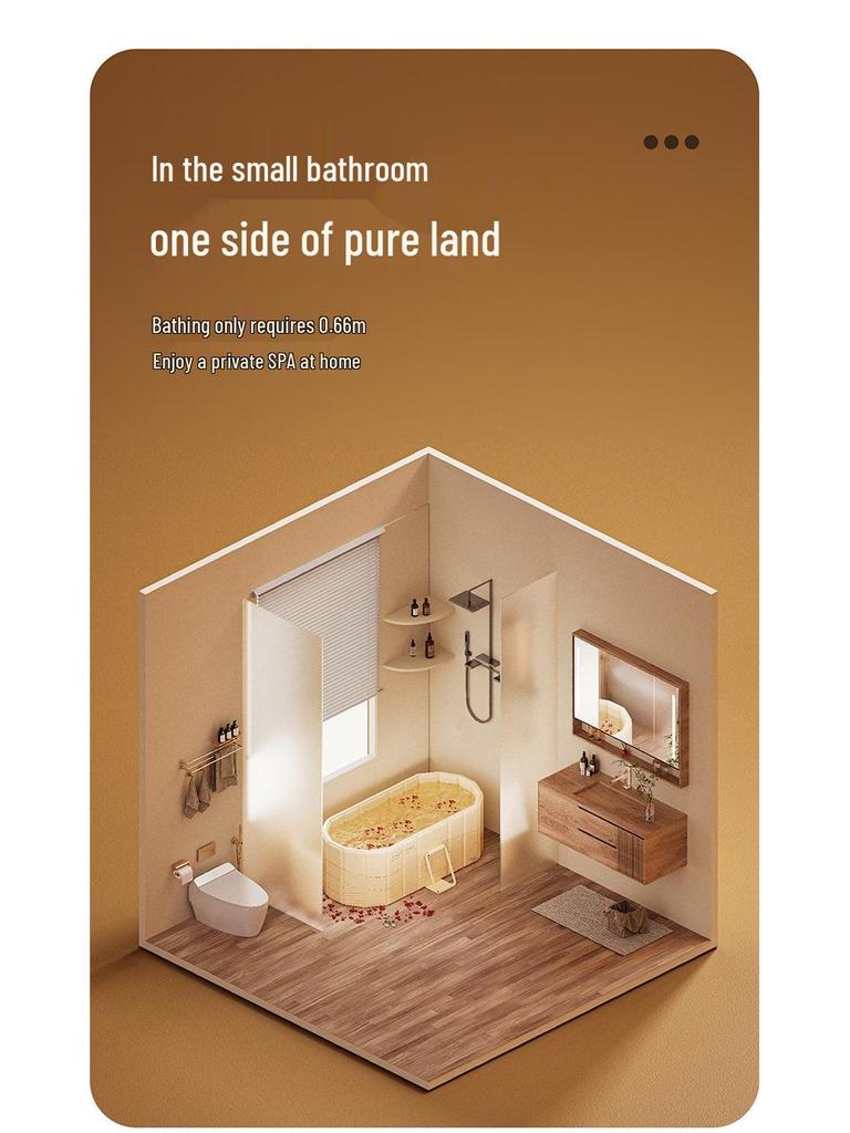 Faltbare Schaumbadewanne für Erwachsene und Kinder - Ganzkörper-Dampfbad, Duschwanne in großer Größe