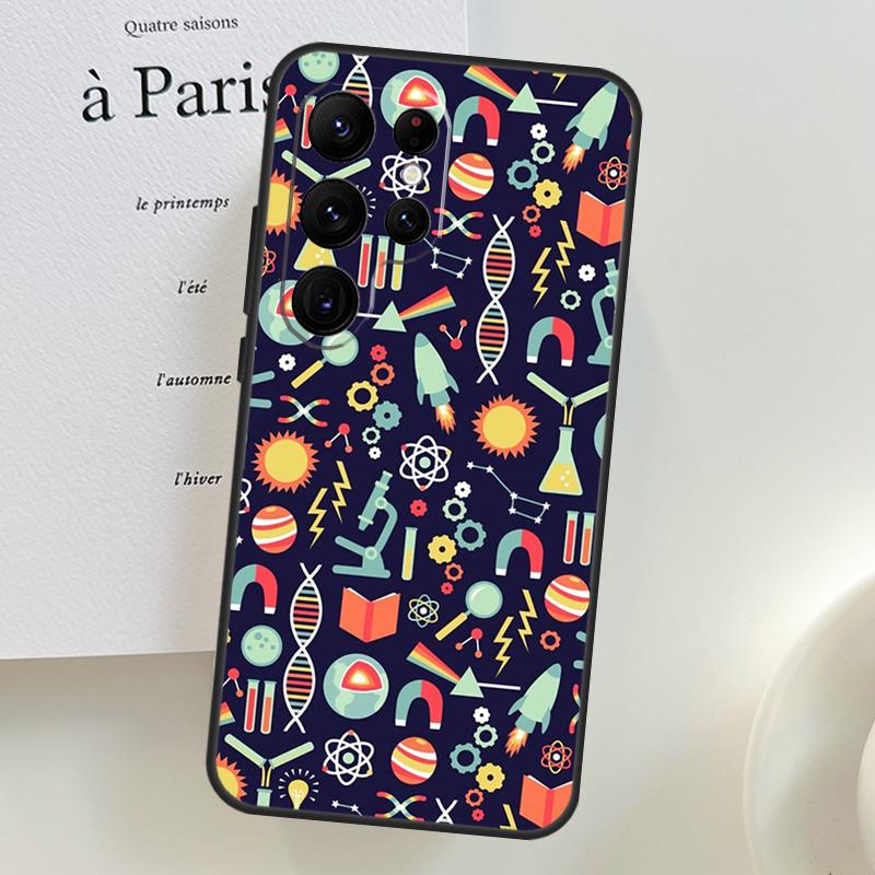 Vědecký Biologický Laboratorní Pouzdro Pro Samsung Galaxy S26 Ultra S24 S23 S22 S21 S25 Ultra S10 S20 Plus S25 FE Kryt Na Telefon